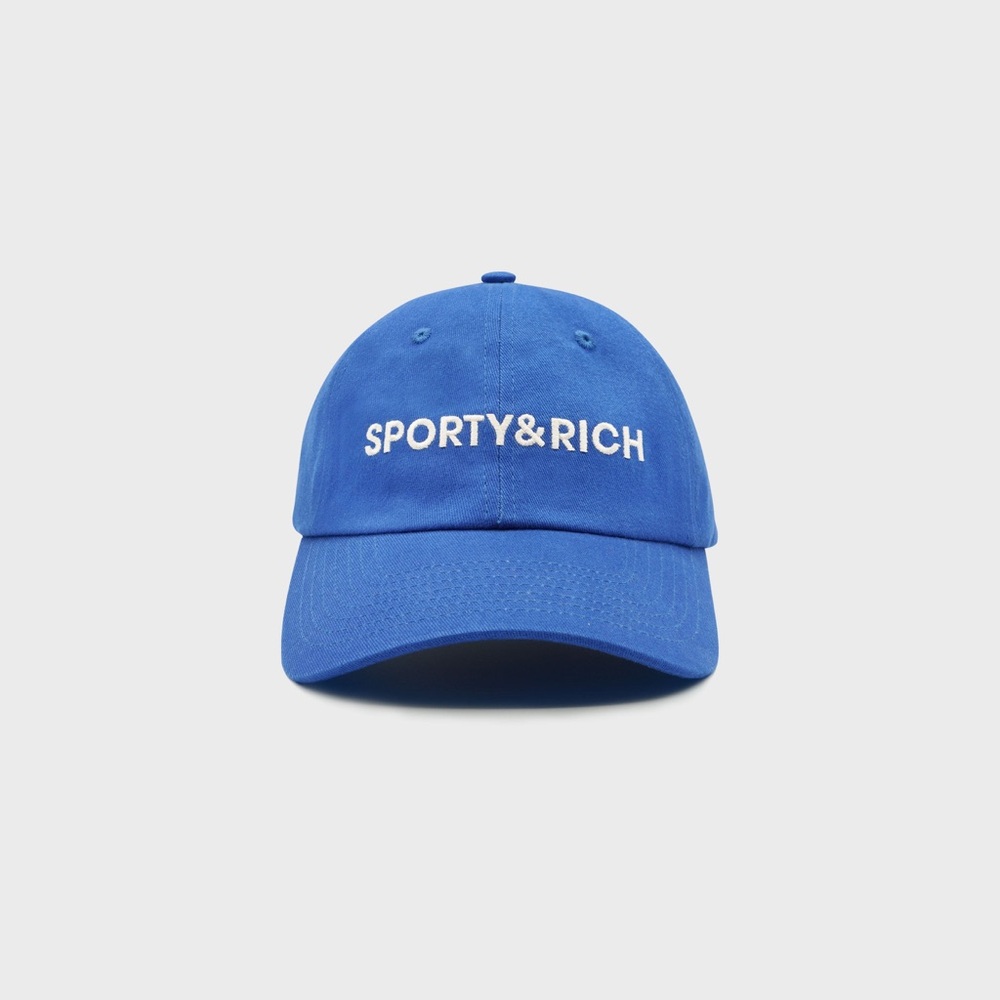 Sporty & Rich “Exercise Often” Hat Blue NWT
